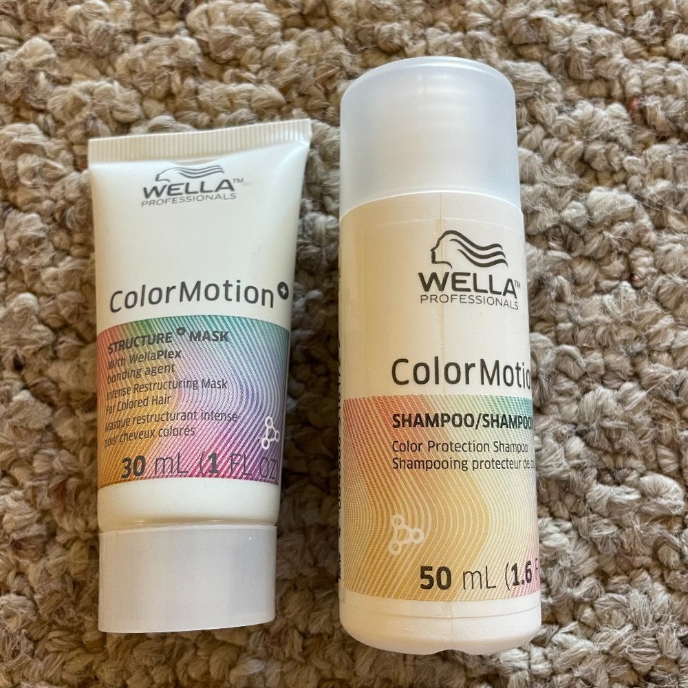 Wella Color Motion Shampoo and Structure Mask